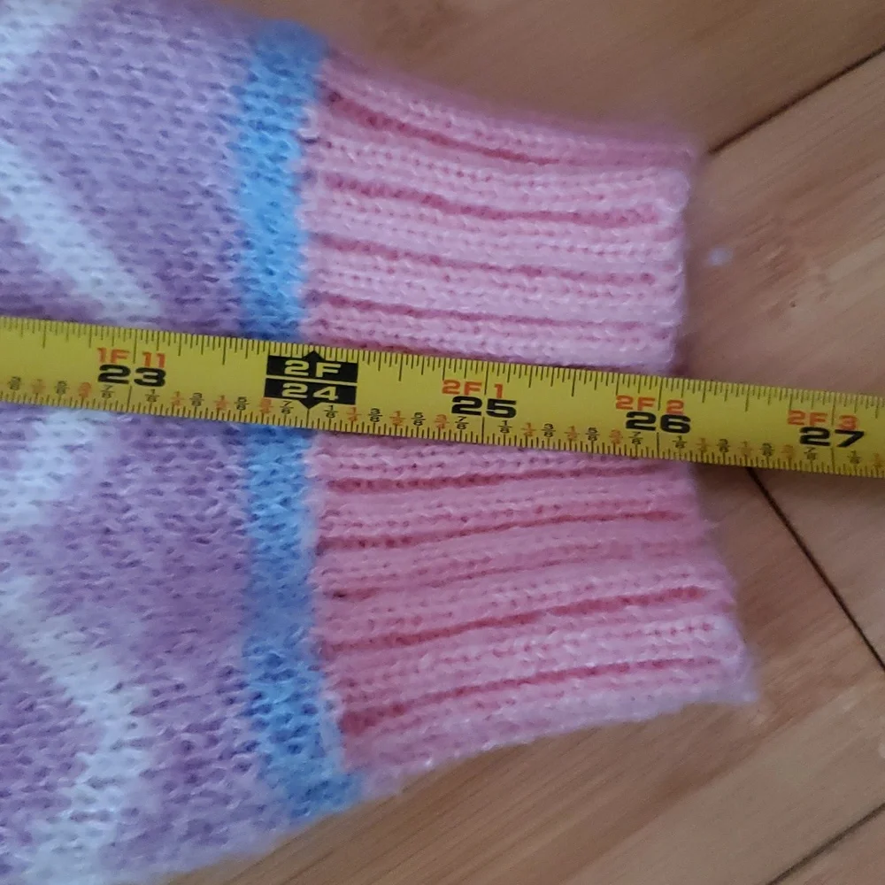 Pink Cat Pattern Sweater - Picture 7 of 10